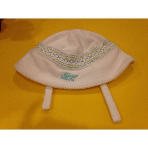 Unisex Baby Bonnet Beanie Sun Hats White 6-12 Months - Picture 1 of 3